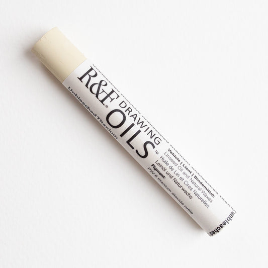 R&F Drawing Oils 12ml Unbleached Titanium