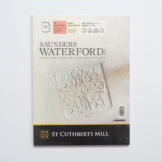 St. Cuthberts Saunders Waterford Pad Hot pressed 23x31cm 12 vel
