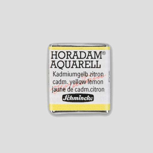 Schmincke Horadam Aquarelverf 223 Cadmium Yellow Lemon half pan 3