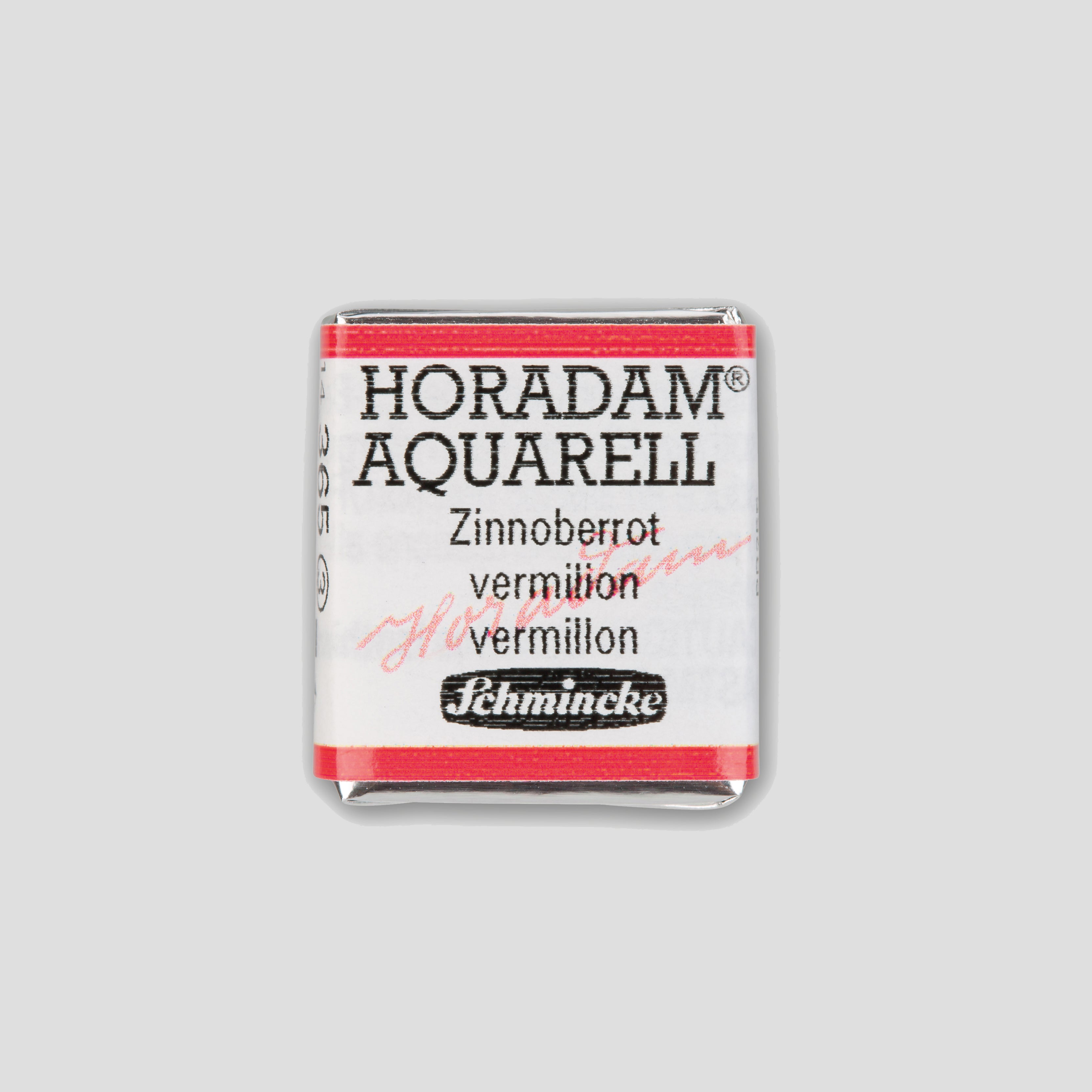 Schmincke Horadam Watercolor Vermilion Half-Pan