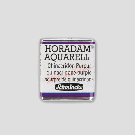 Schmincke Horadam Aquarelverf 472 Quinacridone Purple half pan 2