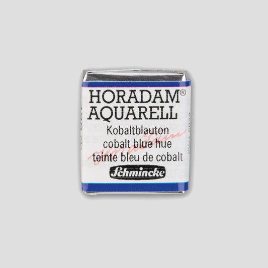 Schmincke Horadam Aquarelverf 486 Cobalt Blue Hue half pan 1