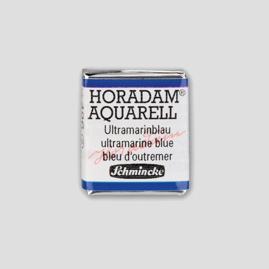 Schmincke Horadam Aquarelverf 496 Ultramarine Blue half pan 2
