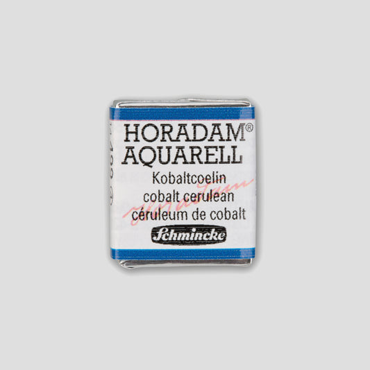 Schmincke Horadam Aquarelverf 499 Cobalt Cerulean half pan 4