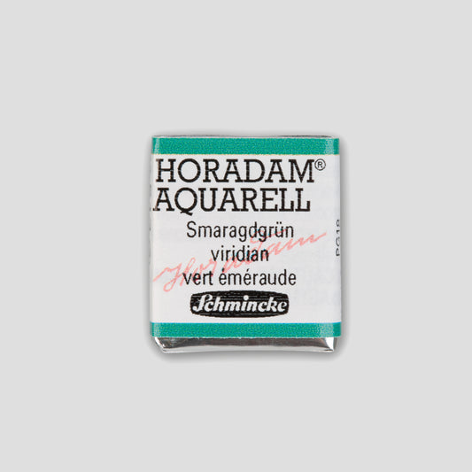 Schmincke Horadam Aquarelverf 513 Viridian half pan 3