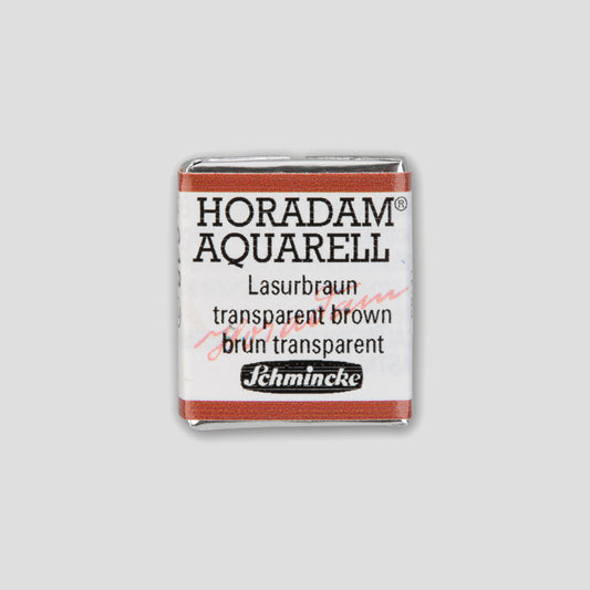 Schmincke Horadam Aquarelverf 648 Transparent Brown half pan 2