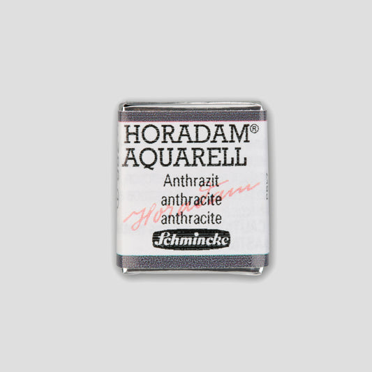 Schmincke Horadam Aquarelverf 786 Anthracite half pan 1