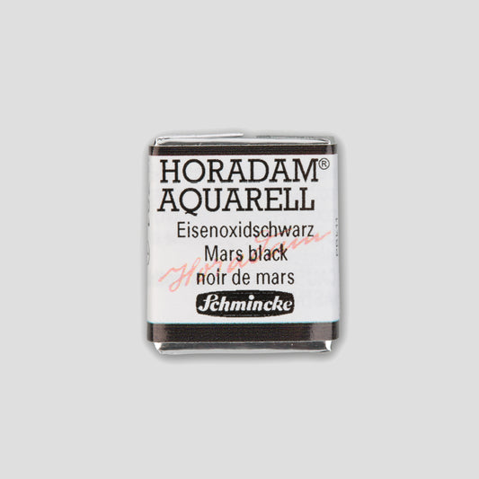 Schmincke Horadam Aquarelverf 791 Mars Black half pan 1