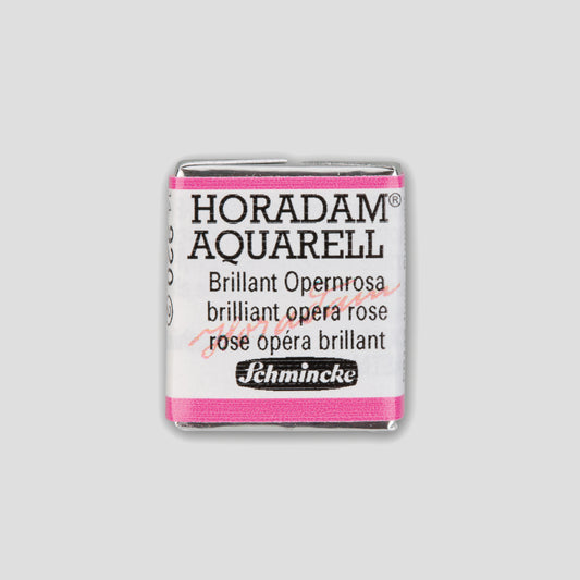 Schmincke Horadam Aquarelverf 920 Brilliant Opera rose half pan 2