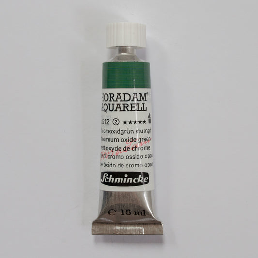 Schmincke Horadam Aquarelverf 512 Chromium Oxide Green 15ml 2
