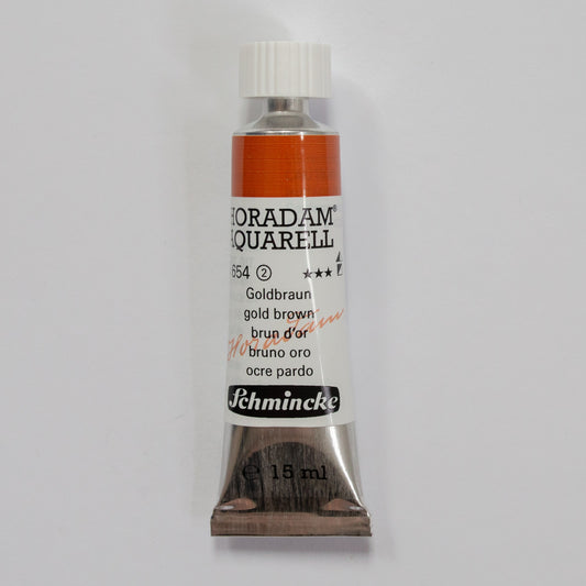 Schmincke Horadam Aquarelverf 654 Gold Brown 15ml 2