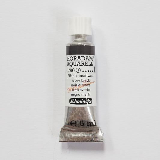 Schmincke Horadam Aquarelverf 780 Ivory Black 5ml 1