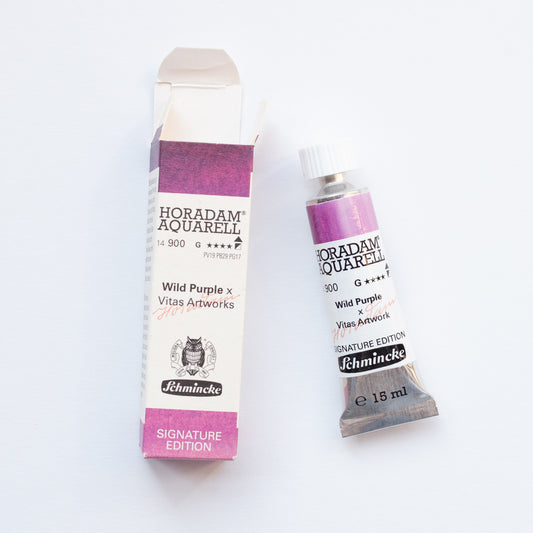 Schmincke Horadam Aquarelverf 900 Wild Purple x Vitas Artworks 15ml Signature Edition
