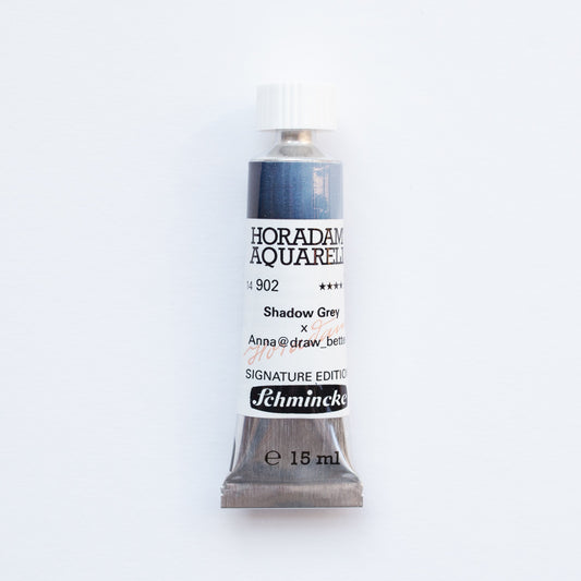 Schmincke Horadam Aquarelverf 902 Shadow Grey x Anna @draw_better 15ml Signature Edition