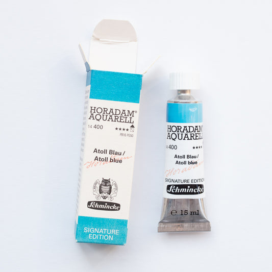 Schmincke Horadam Aquarelverf 400 Atoll Blue 15ml Signature Edition