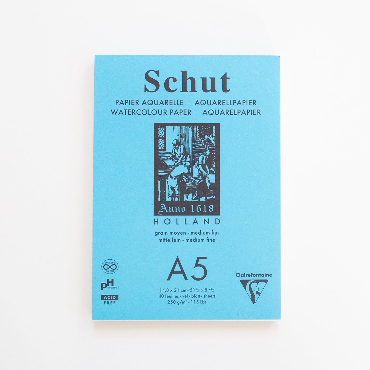 Schut Aquarelpapier A5 250g 40 sheets