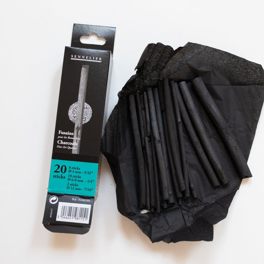 Sennelier Houtskool 20x mixed
