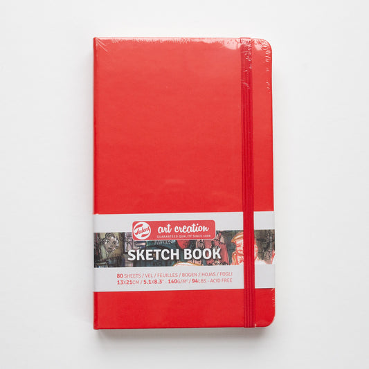 Talens Schetsboek Rood 13x21 cm 140g