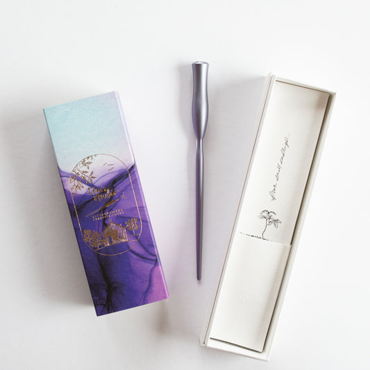 Tom's Studio Flourish Calligraphy Pen Straight Lilac