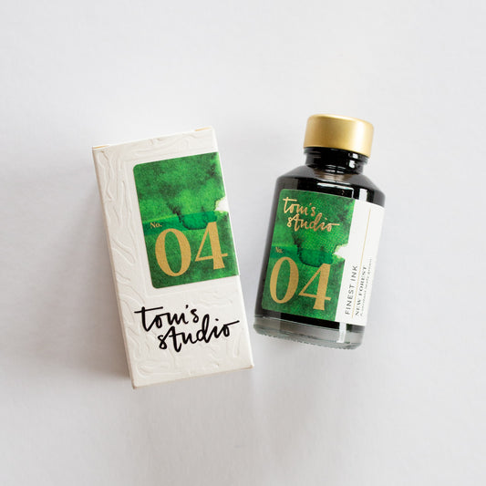 Tom's Studio Fountain Pen Ink 04 New Forest Green