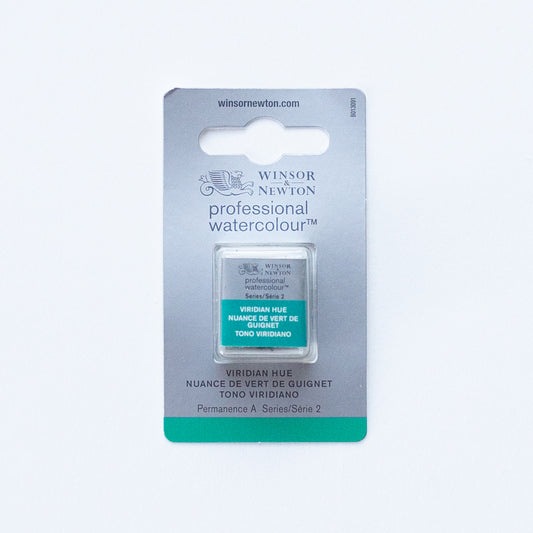 Winsor & Newton Professional Watercolour Halve nap Viridian Hue 2