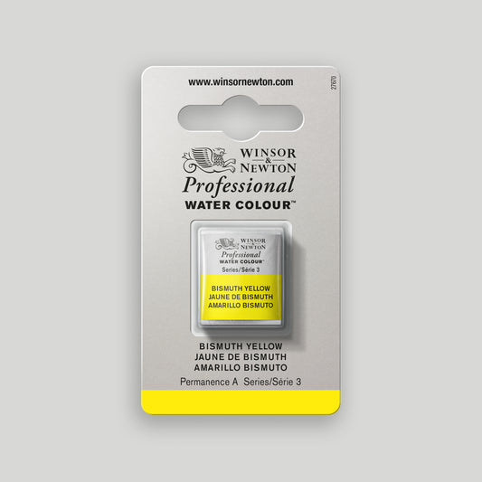 Winsor & Newton Professional Water Colour half pan Bismuth Yellow 3