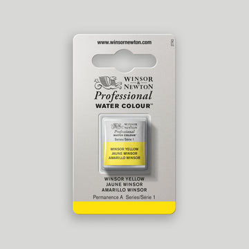 Winsor & Newton Professional Water Color half pan Winsor Yellow 1