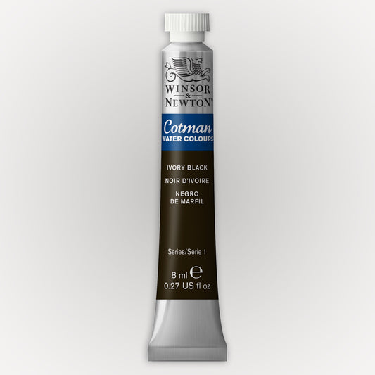 Winsor & Newton Cotman 8ml Ivory Black