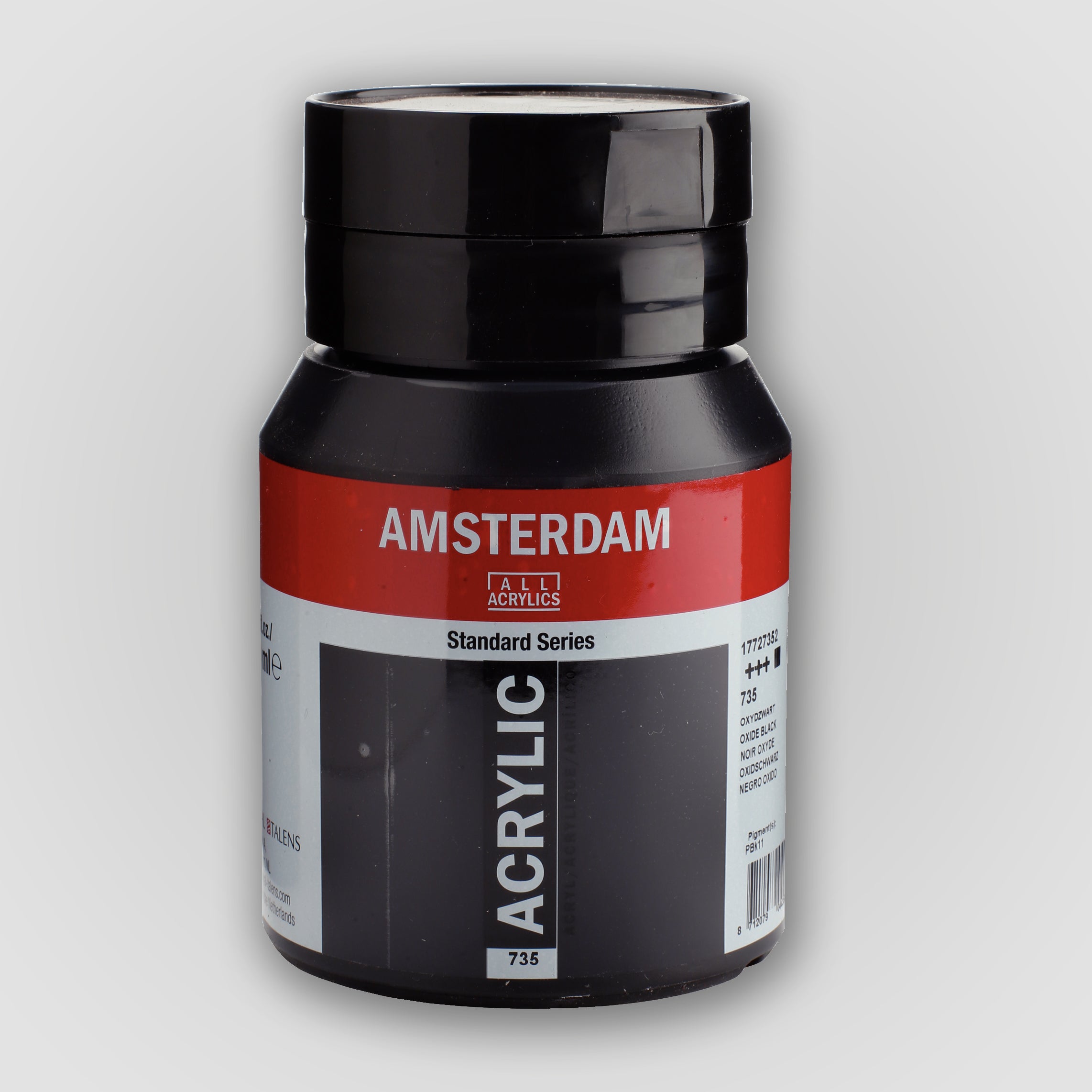 Amsterdam Acrylverf 735 Oxydzwart 500ml Amsterdam Acrylverf 735 Oxydzwart 500ml