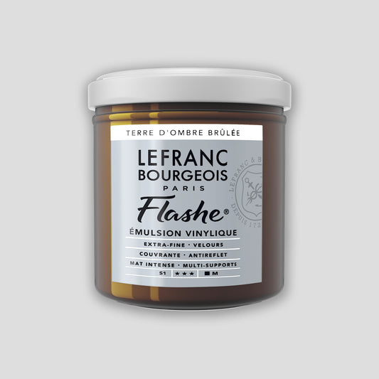 Lefranc Bourgeois Flashe Acrylfarbe, 125 ml, gebranntes Umbra