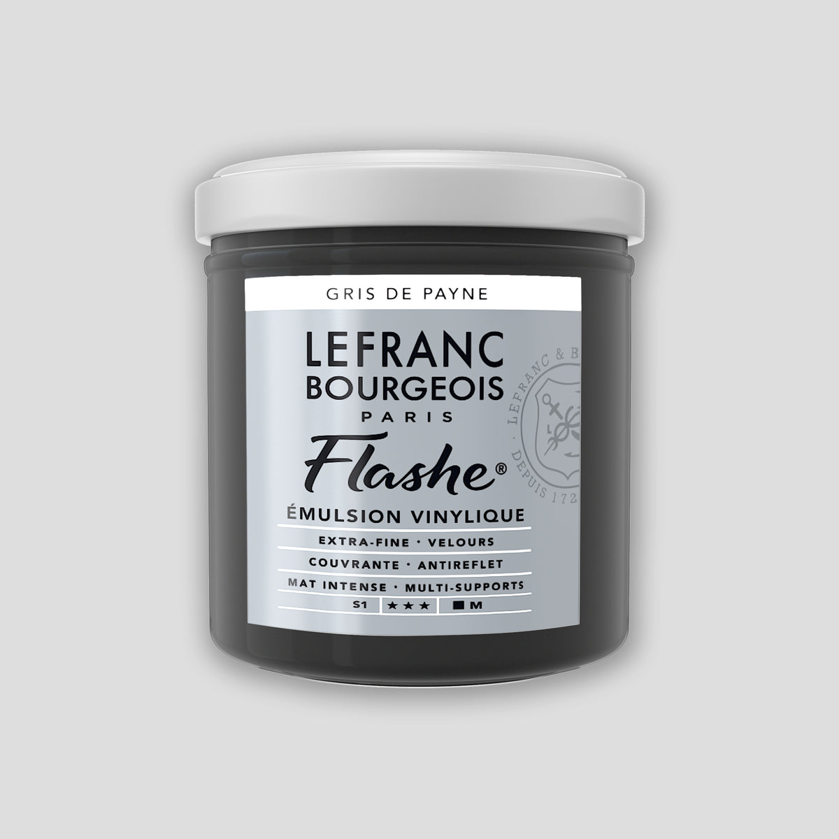 Lefranc Bourgeois Flashe Acrylverf 125ml Payne's Grey 1