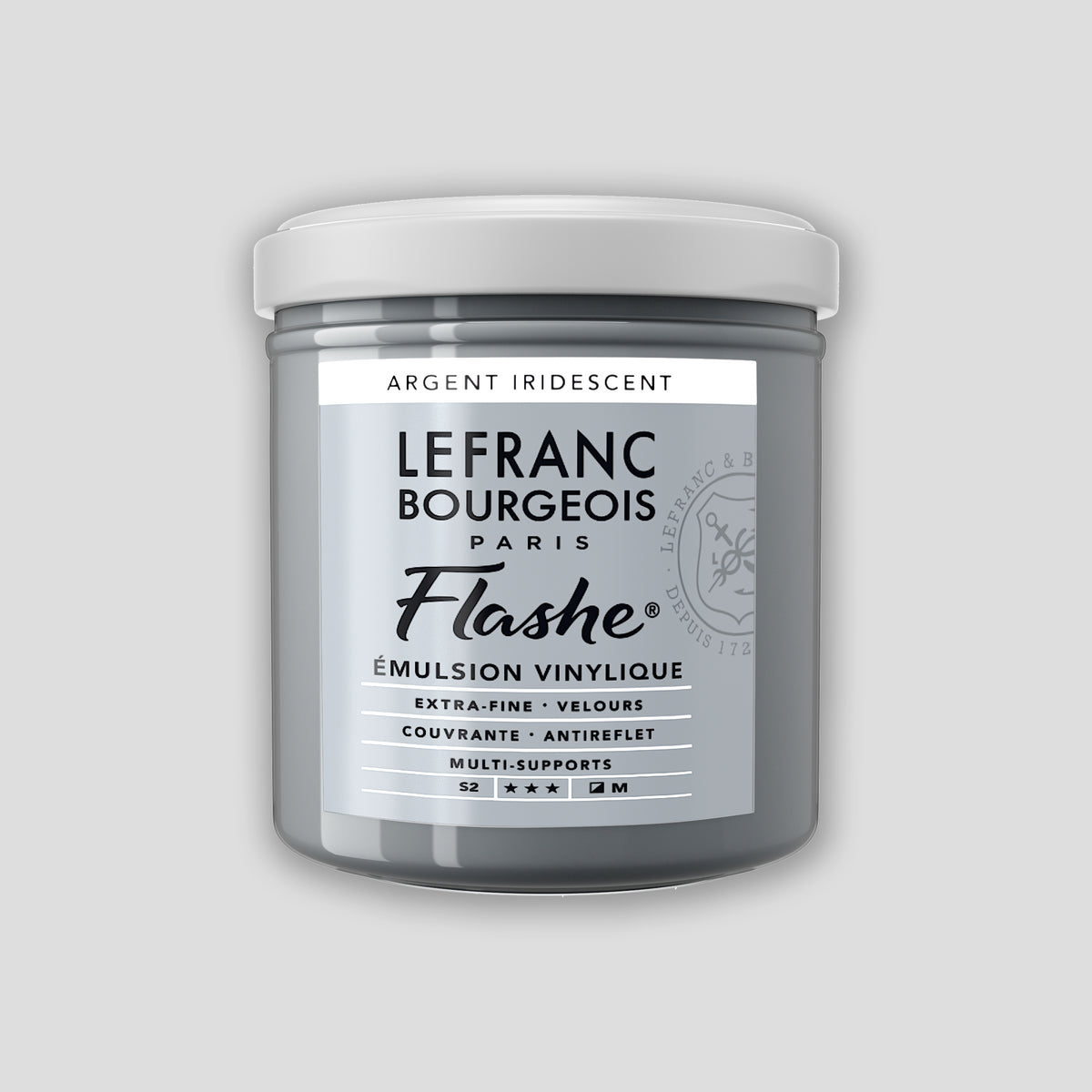 Lefranc Bourgeois Flashe Acrylverf 125ml Silver Iridescent 2