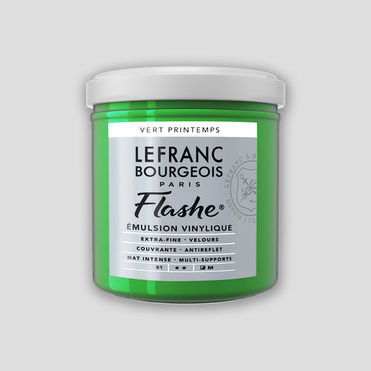 Lefranc Bourgeois Flashe Acrylfarbe 125 ml Frühlingsgrün