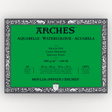 Arches Cold Pressed 300g 26x36cm 20 sheets