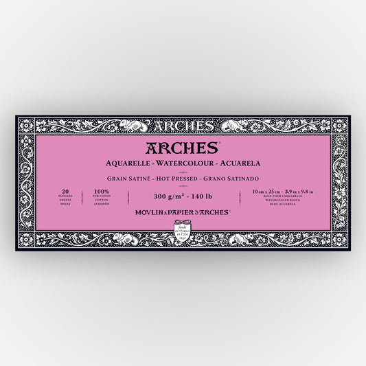 Arches Hot Pressed 10x25cm