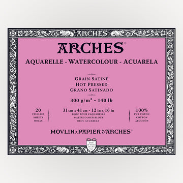 Arches Hot Pressed 31x41 300gms 20 sheets