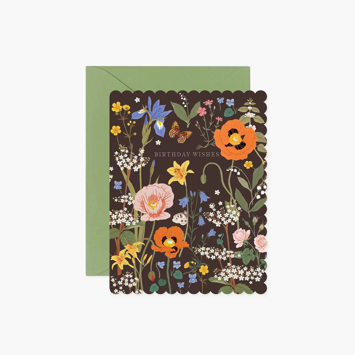 Birthday card 'Wild flowers' by Botanica Paper co.