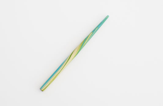Marble penhouder groen blauw