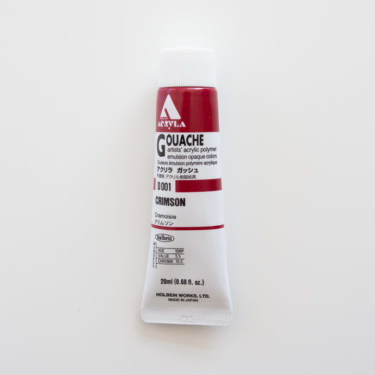 Holbein Acryla Gouache D001 A 'Crimson'