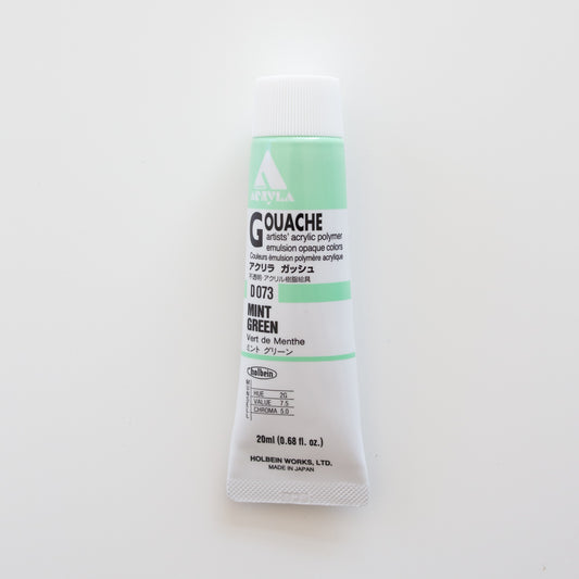 Holbein Acryla Gouache D073 A 'Mintgrün'