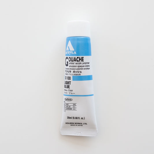 Holbein Acryla Gouache D100 A 'Hellblau'