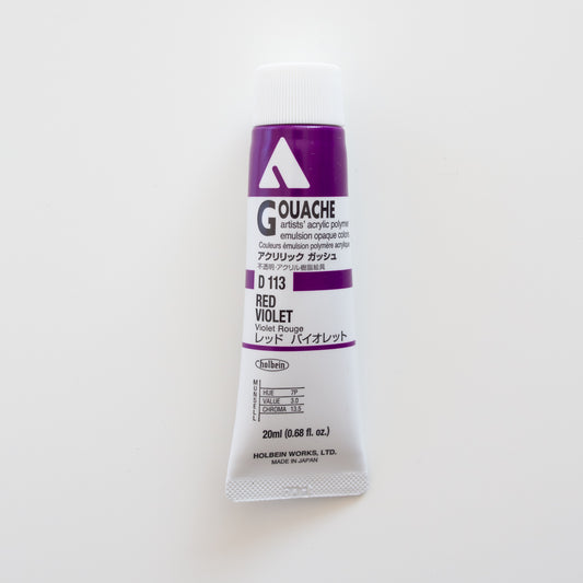 Holbein Acryla Gouache D113 A 'Rotviolett'