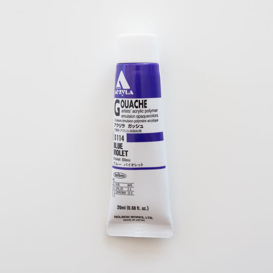 Holbein Acryla Gouache D114 A 'Blauviolett'