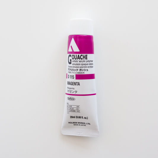 Holbein Acryla Gouache D115 A 'Magenta'