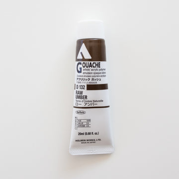Holbein Acryla Gouache D132 A 'Raw Umber'