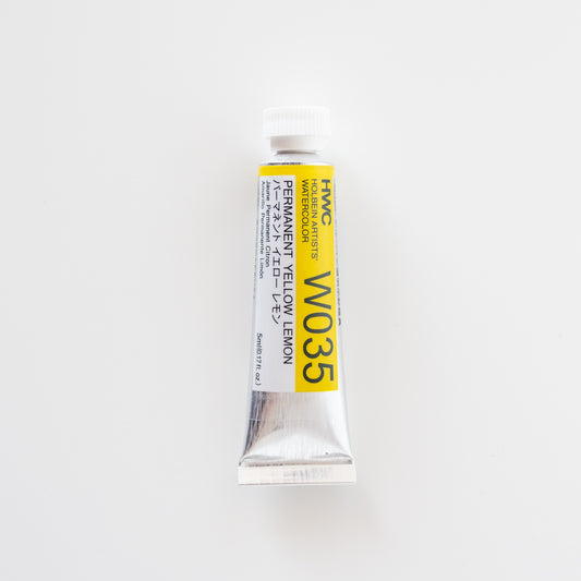 Holbein Artists' Watercolor 5ml W035 'Permanent Yellow Lemon' A