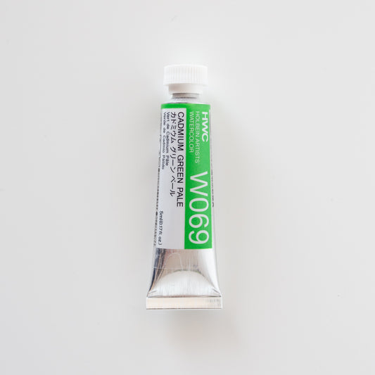 Holbein Artists' Watercolor 5ml W069 'Cadmium Green Pale' C