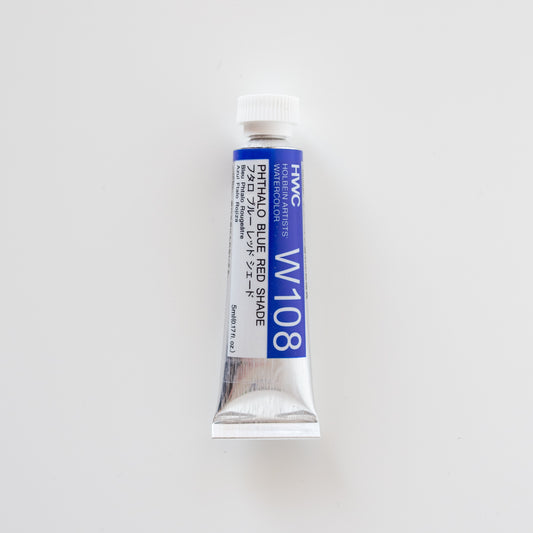 Holbein Artists' Watercolor 5ml W108 'Phthalo Blue Red Shade' A