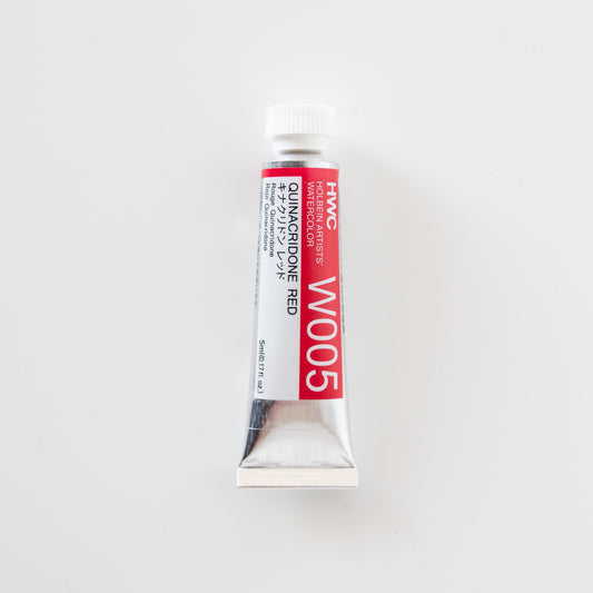 Holbein Artists' Watercolor 5ml W005 'Quinacridone Red' C