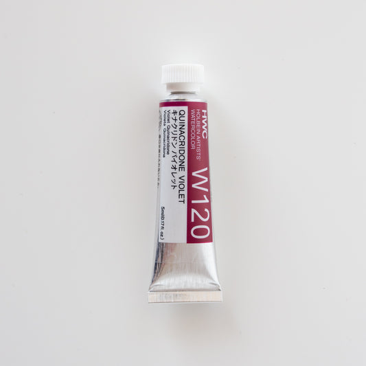 Holbein Artists' Watercolor 5ml W120 'Quinacridone Violet' B